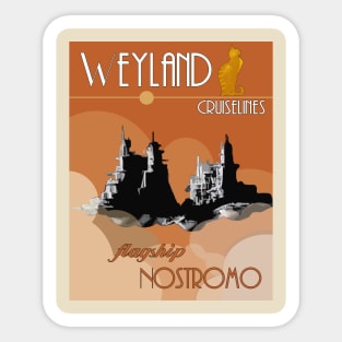 Weyland Travel Sticker